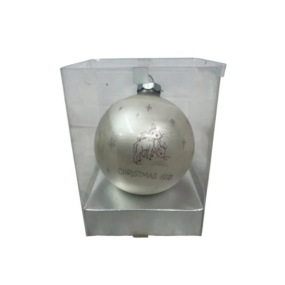 7 Vintage Christmas Betsey Clark Ornaments Hallmark Keepsake & Satin Ornaments